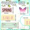 Spring Decoration Wooden Tiered Tray Decor – Butterfly Spring Stacked Block Sign with Floral Accents – Farmhouse Tabletop Spring Decor for Shelf Mantel Seasonal Home Display